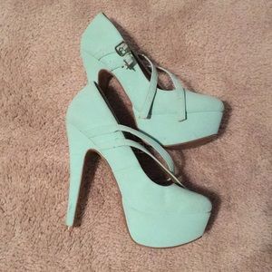 🎈SALE🎈 Mint Platform Heels